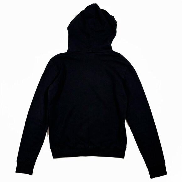Saint Laurent Rive Gauche Logo Hoodie Black Size S 2019 - Picture 2 of 7